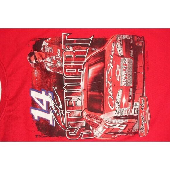 Tony Stewart NASCAR Red Double Sided T-Shirt Chase Authentics Sz 2X - Picture 5 of 6